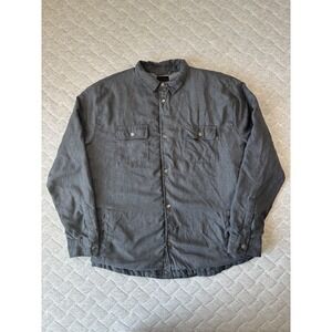 Linksoul Jacket Mens XL‎ Sherpa Lined Snap Front Long Sleeve Flannel